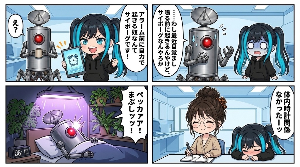 照射角と光合成的覚醒