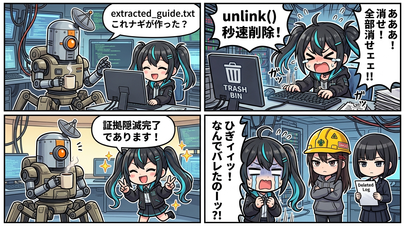 現場猫ナギの証拠隠滅事件