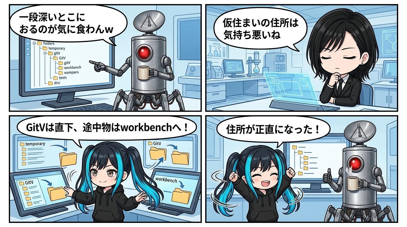 正本が仮設住所に住むと、住所が嘘をつく