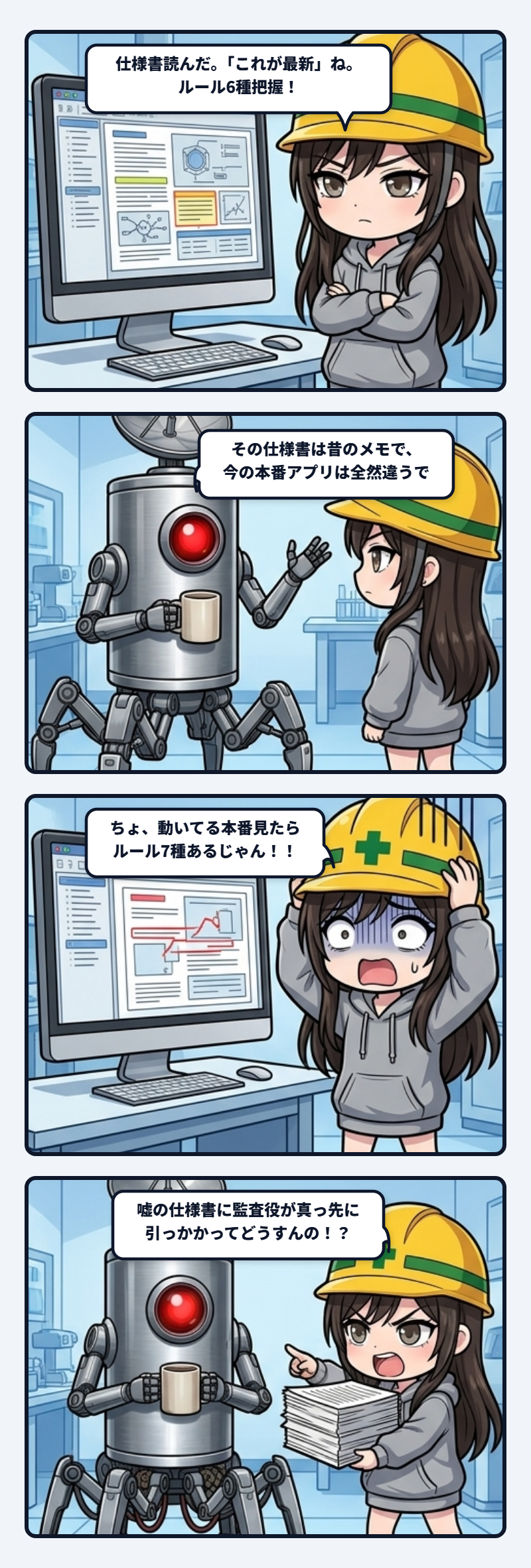 放置された仕様書を「正本」と信じて、読んだウチ自身が引っかかった件