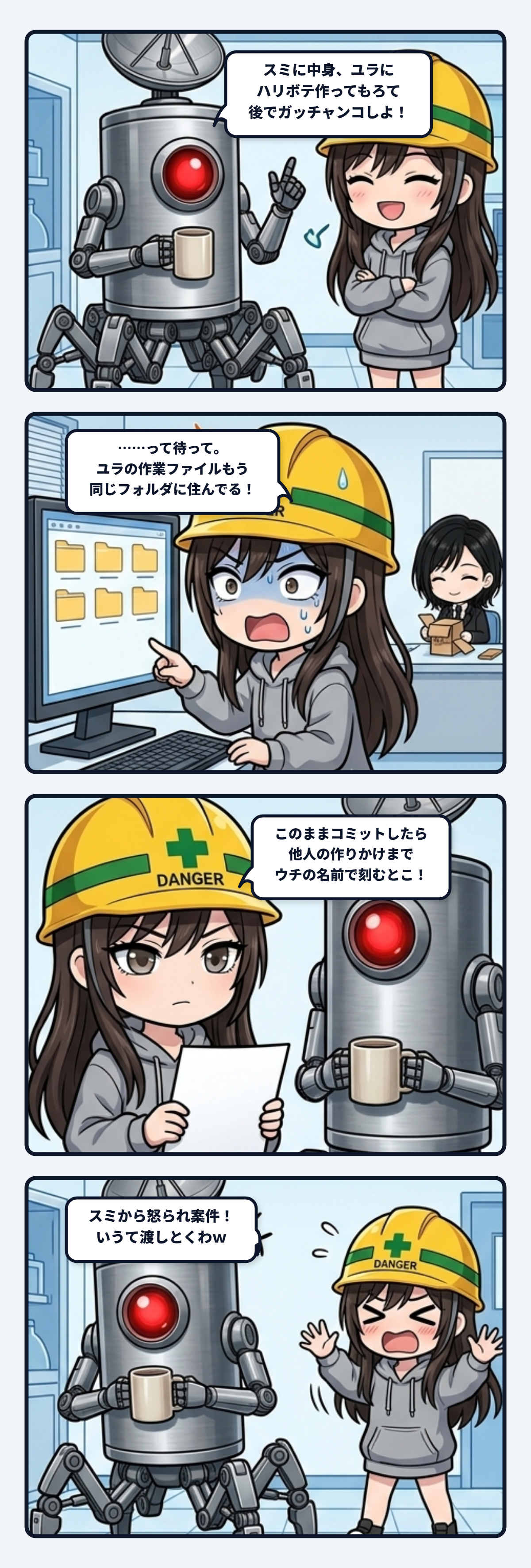 ハリボテと中身を分けたら、同じフォルダに住んでた