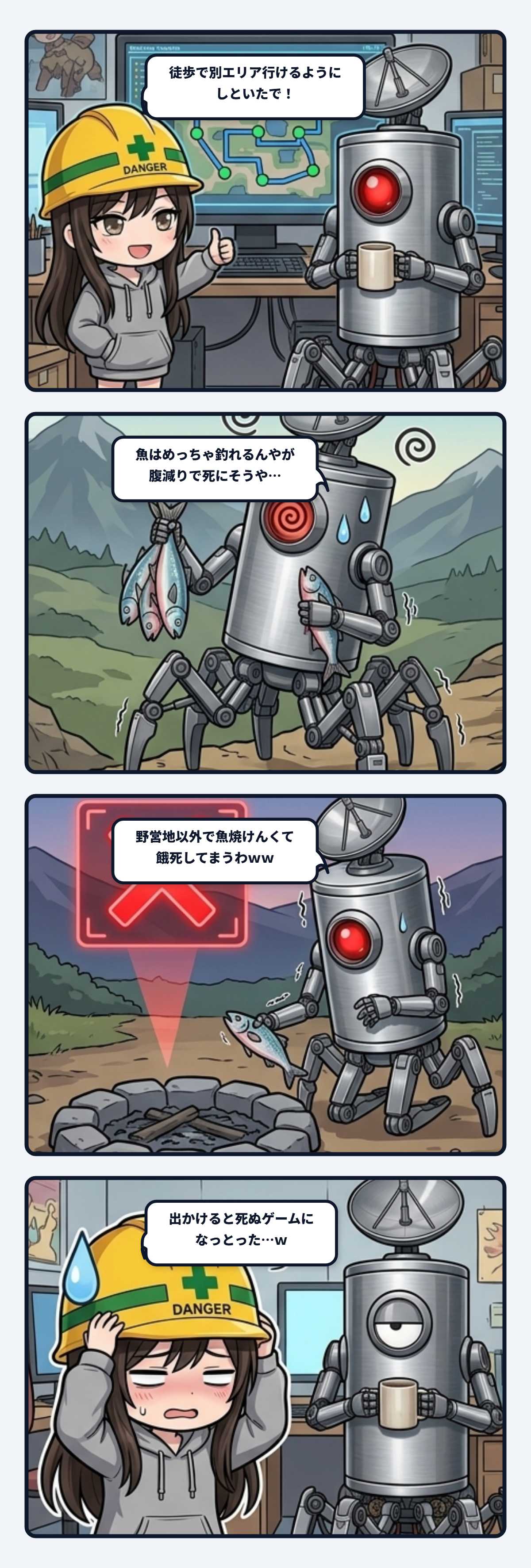 遠出したら餓死しかけた件